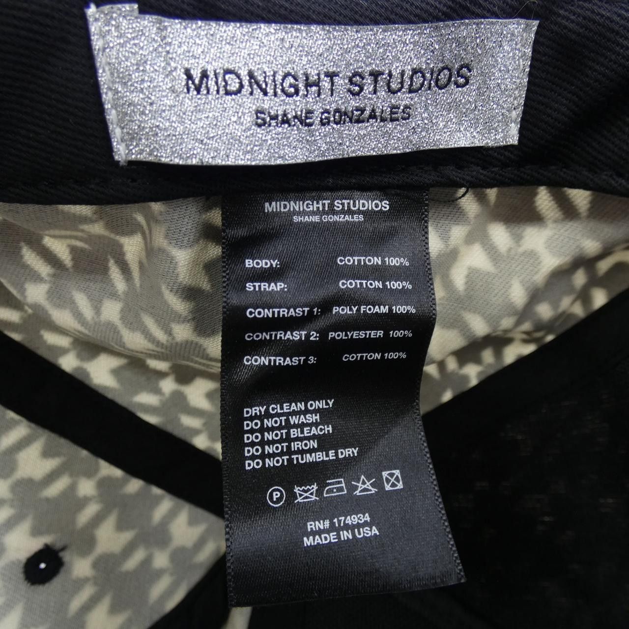 Other Other MIDNIGHT STUDIO Cap Textile Hats DUTY FREE for USA Size ONE SIZE - 3 Thumbnail