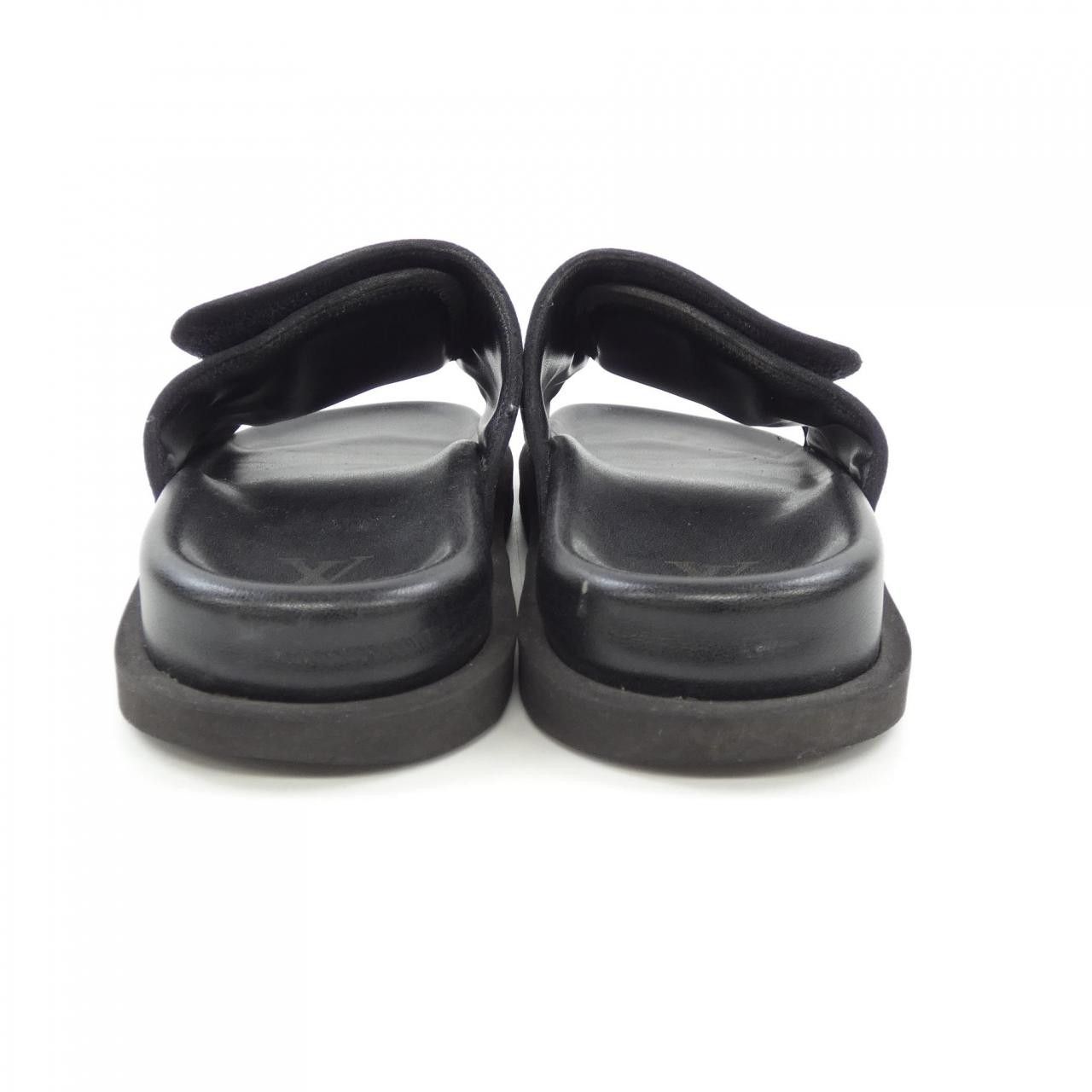 Louis Vuitton Louis Vuitton Louis Vuitton Miami Line Mules Sandals Leather Shoes DUTY FREE for USA Size ONE SIZE - 5 Thumbnail