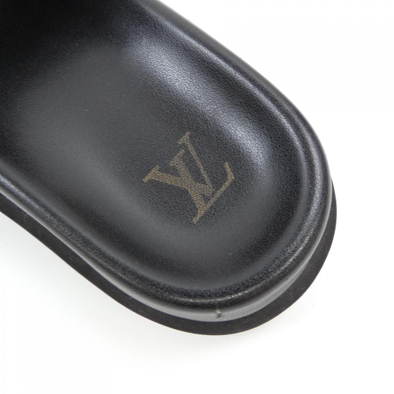 Louis Vuitton Louis Vuitton Louis Vuitton Miami Line Mules Sandals Leather Shoes DUTY FREE for USA Size ONE SIZE - 6 Thumbnail