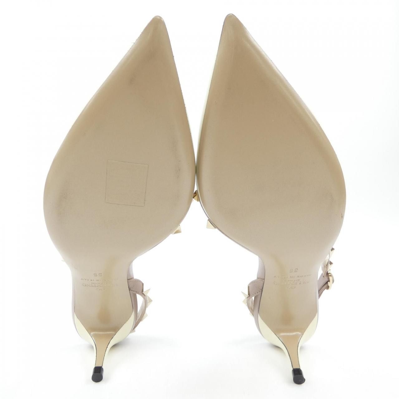Valentino Valentino Valentino Garavani Leather Pumps Leather Shoes DUTY FREE for USA Size ONE SIZE - 4 Thumbnail