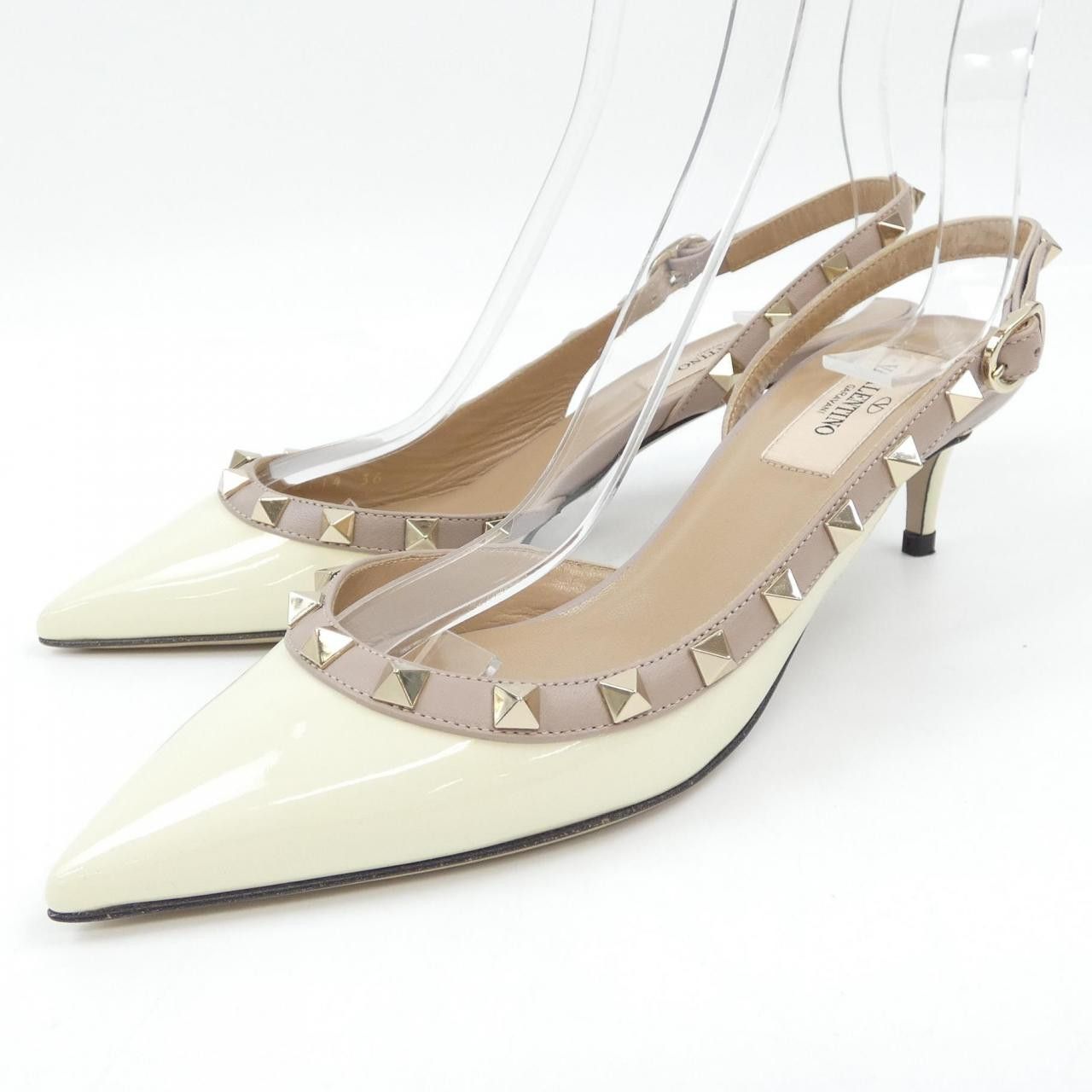 Valentino Valentino Valentino Garavani Leather Pumps Leather Shoes DUTY FREE for USA Size ONE SIZE - 3 Thumbnail