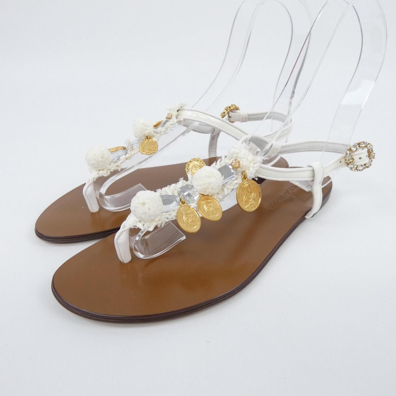Dolce & Gabbana Dolce & Gabbana Dolce&Gabbana Leather Sandals Others Shoes DUTY FREE for USA Size ONE SIZE - 3 Thumbnail