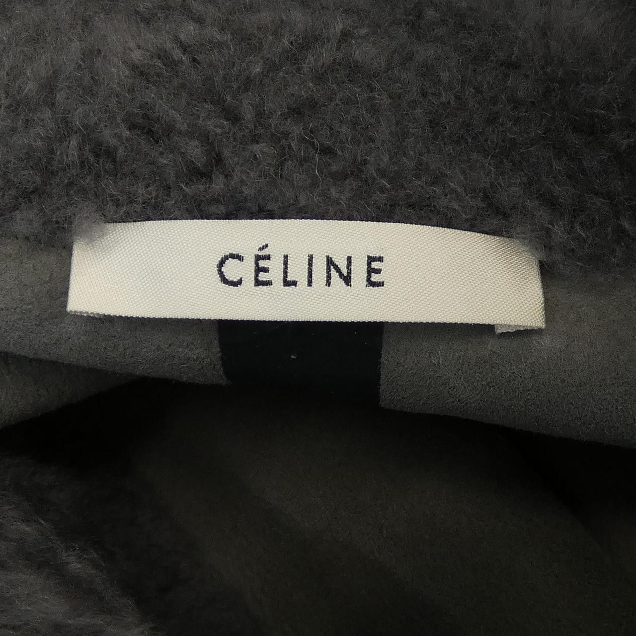 Celine Celine CELINE Lambskin Shearling Coat Fur Outerwear 28S62064A DUTY FREE for USA Size ONE SIZE - 4 Thumbnail
