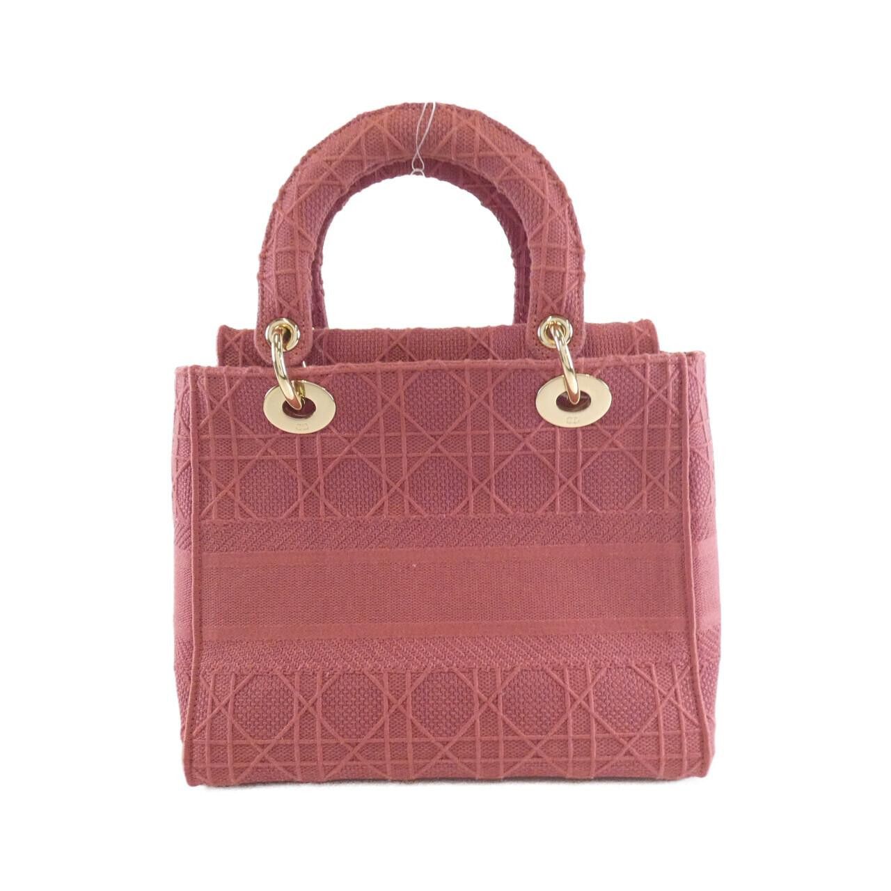Dior Dior Christian Dior Lady D-Light Canvas Bag Textile Handbag M0565OREY DUTY FREE for USA Size ONE SIZE - 2 Thumbnail