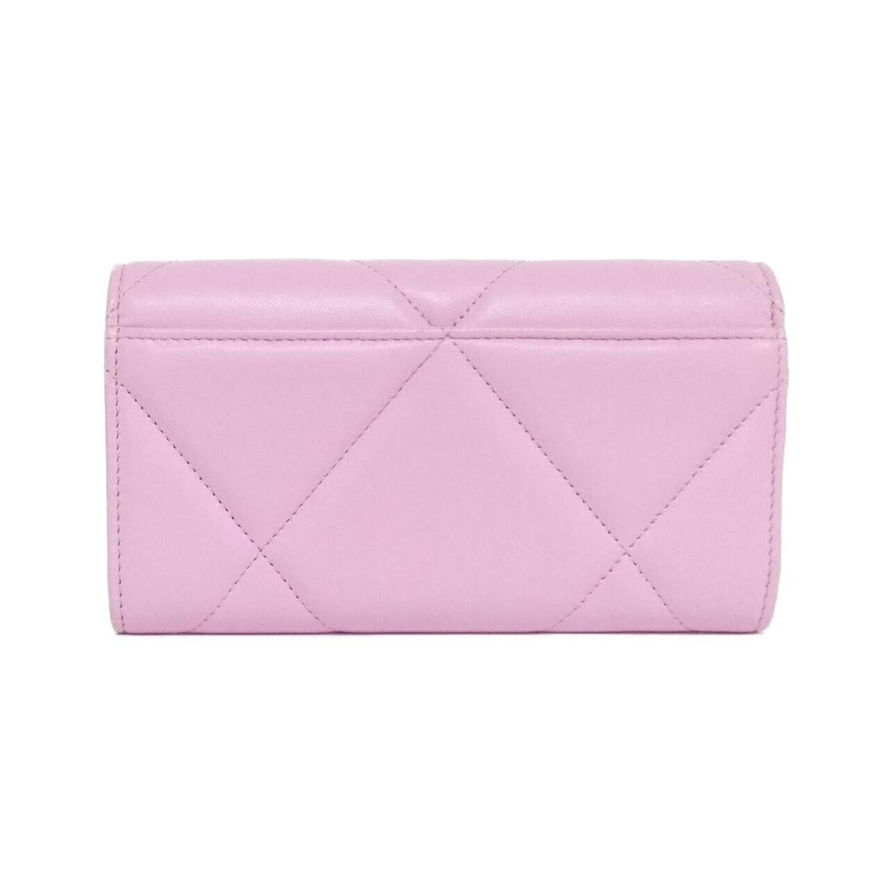 Chanel Chanel Chanel Chanel19 Lambskin Long Bifold Wallet Leather Short Wallet AP0953 DUTY FREE for USA Size ONE SIZE - 2 Thumbnail