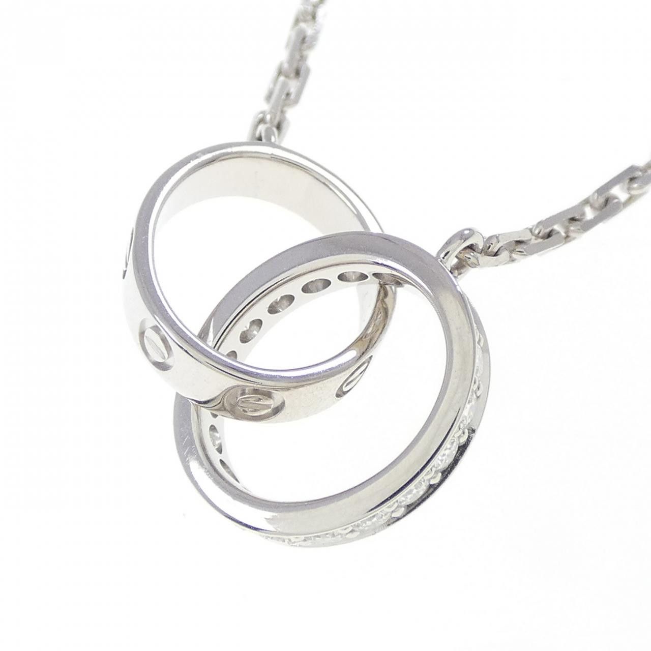 Cartier Cartier Cartier Baby Love 750 White Gold Diamond Necklace Precious Metal Necklace B7013700 DUTY FREE for USA Size ONE SIZE - 3 Thumbnail
