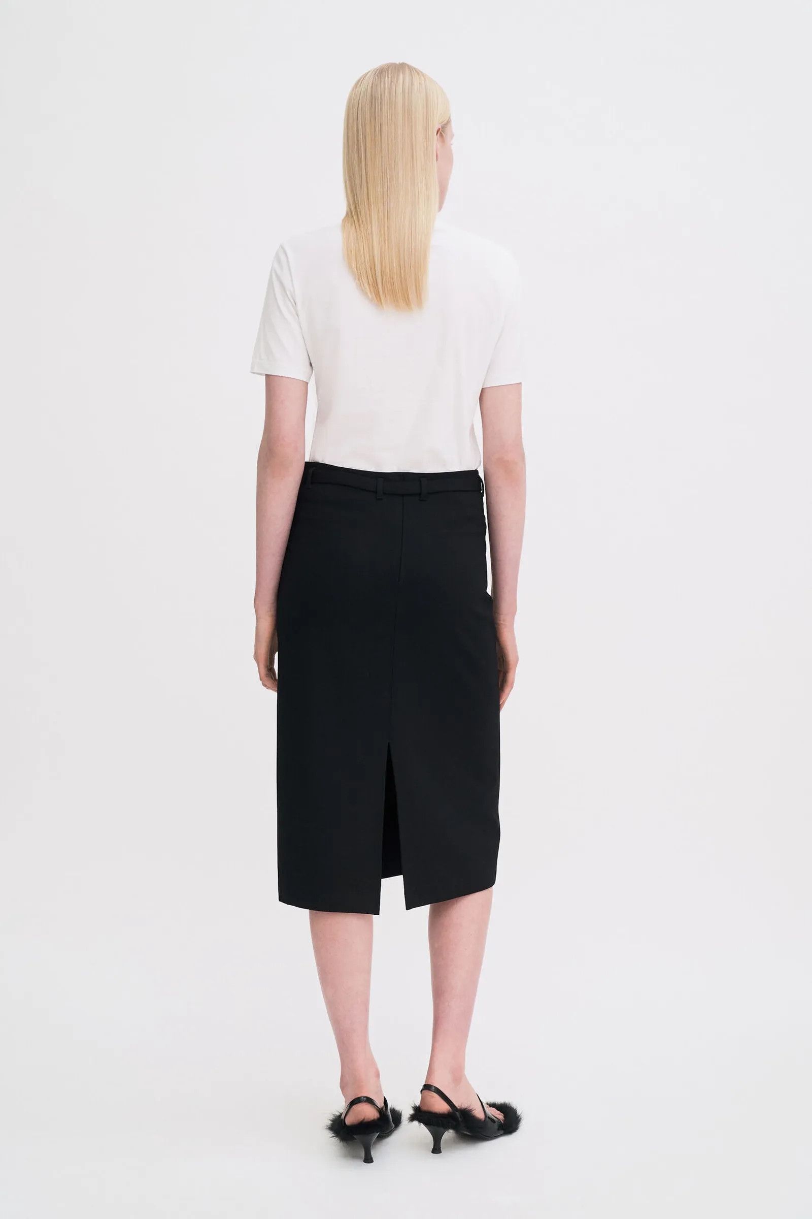 Filippa K Filippa K Belted Jersey Skirt Skirt Size 30" / US 8 / IT 44 - 3 Thumbnail