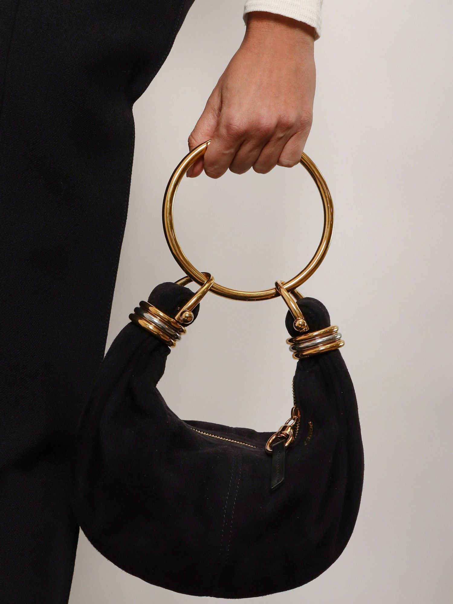 Chloe Bracelet Suede Crossbody Bag Size ONE SIZE - 5 Thumbnail