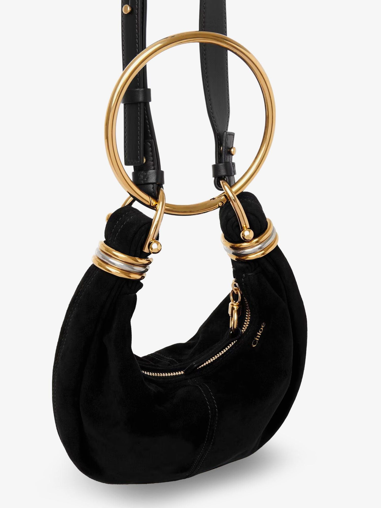 Chloe Bracelet Suede Crossbody Bag Size ONE SIZE - 3 Thumbnail