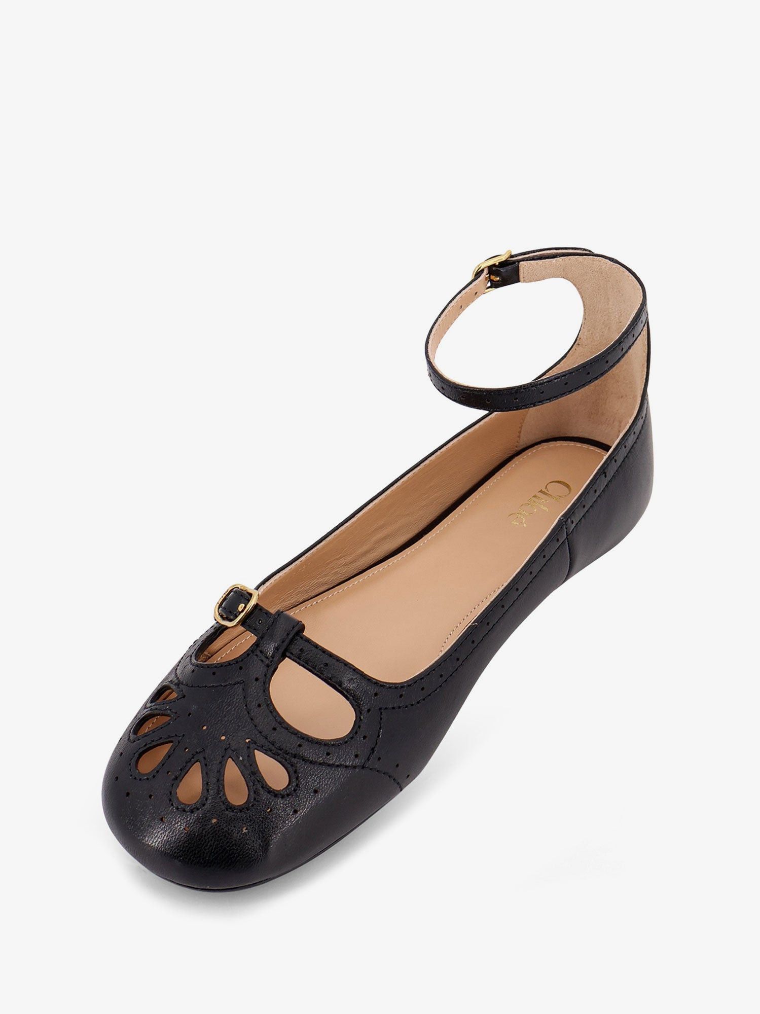 Chloe Misty Leather Ballerinas Size US 7 / IT 37 - 4 Thumbnail