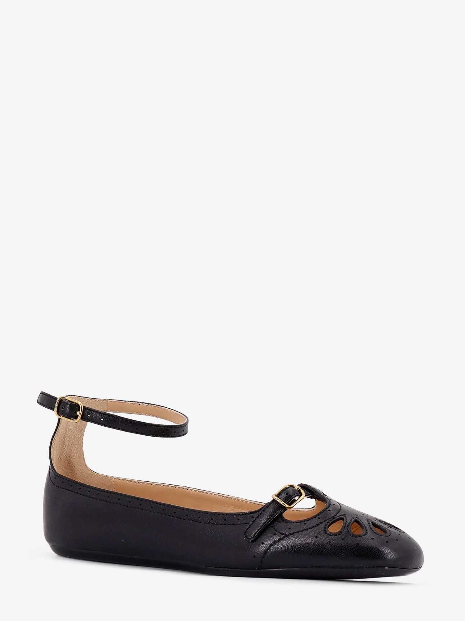 Chloe Misty Leather Ballerinas Size US 7 / IT 37 - 2 Thumbnail