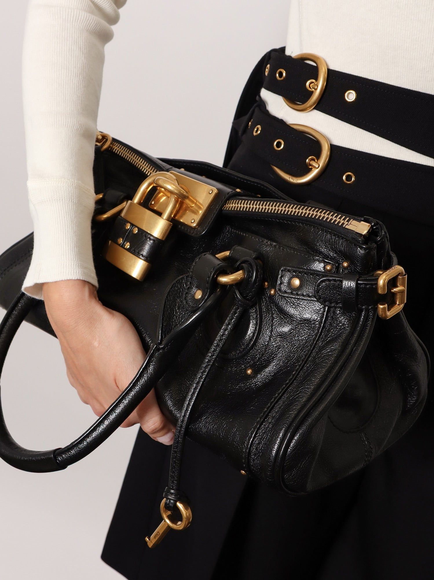 Chloe Paddington Leather Handbag Size ONE SIZE - 4 Thumbnail