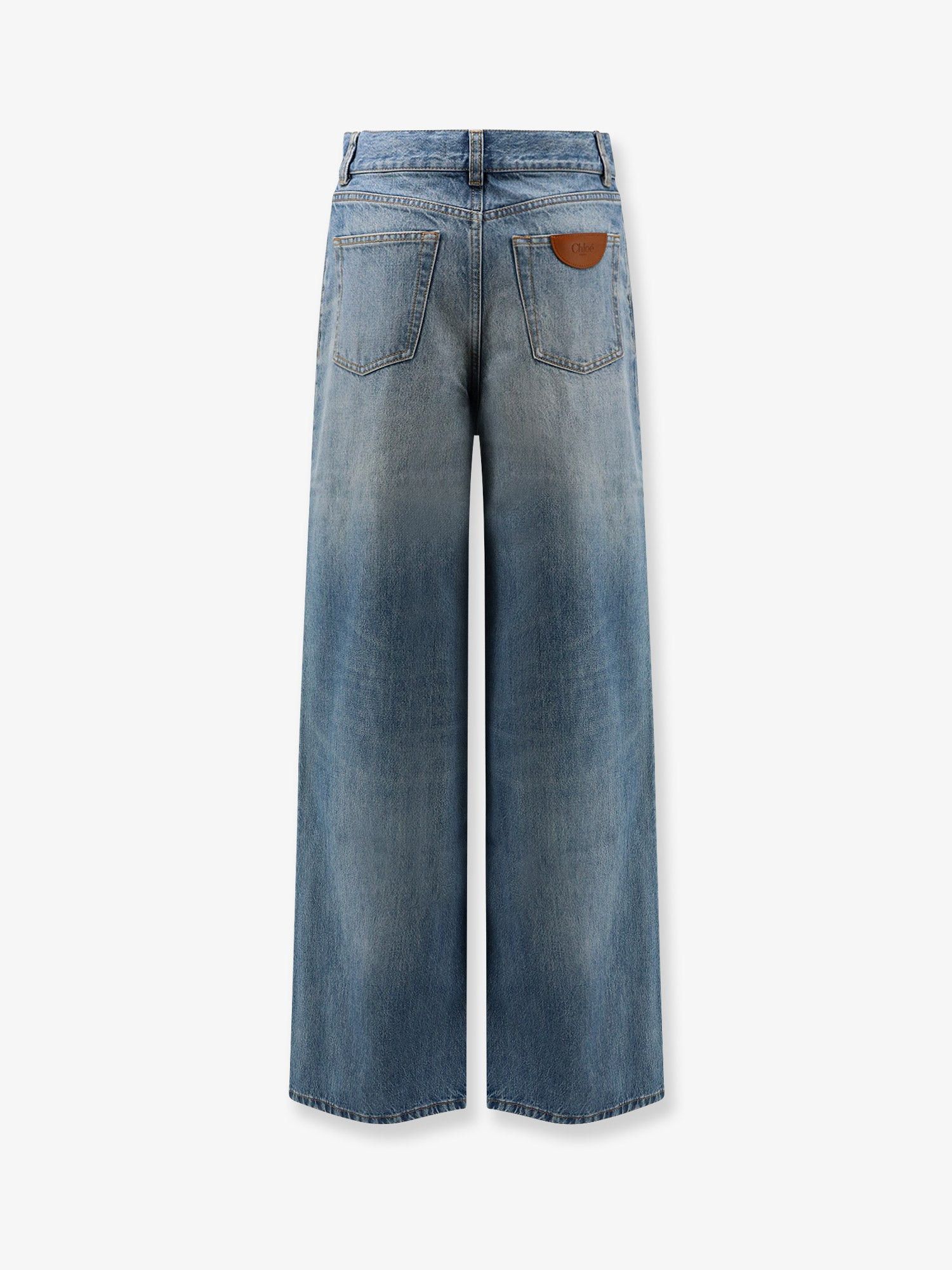 Chloe Blue Denim Jeans With Logo Label On The Back Size 27" / US 4 / IT 40 - 2 Thumbnail