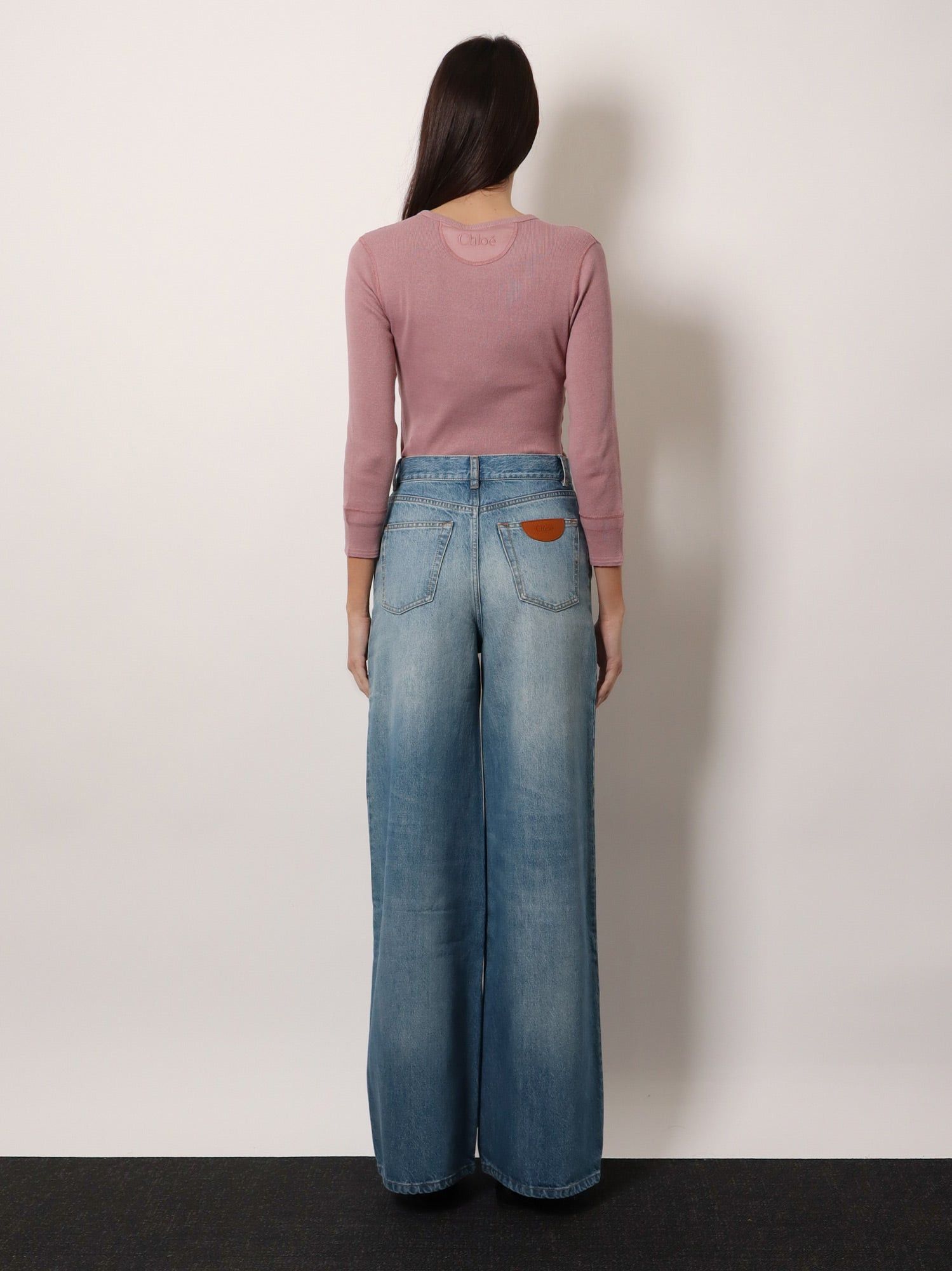 Chloe Blue Denim Jeans With Logo Label On The Back Size 27" / US 4 / IT 40 - 5 Thumbnail