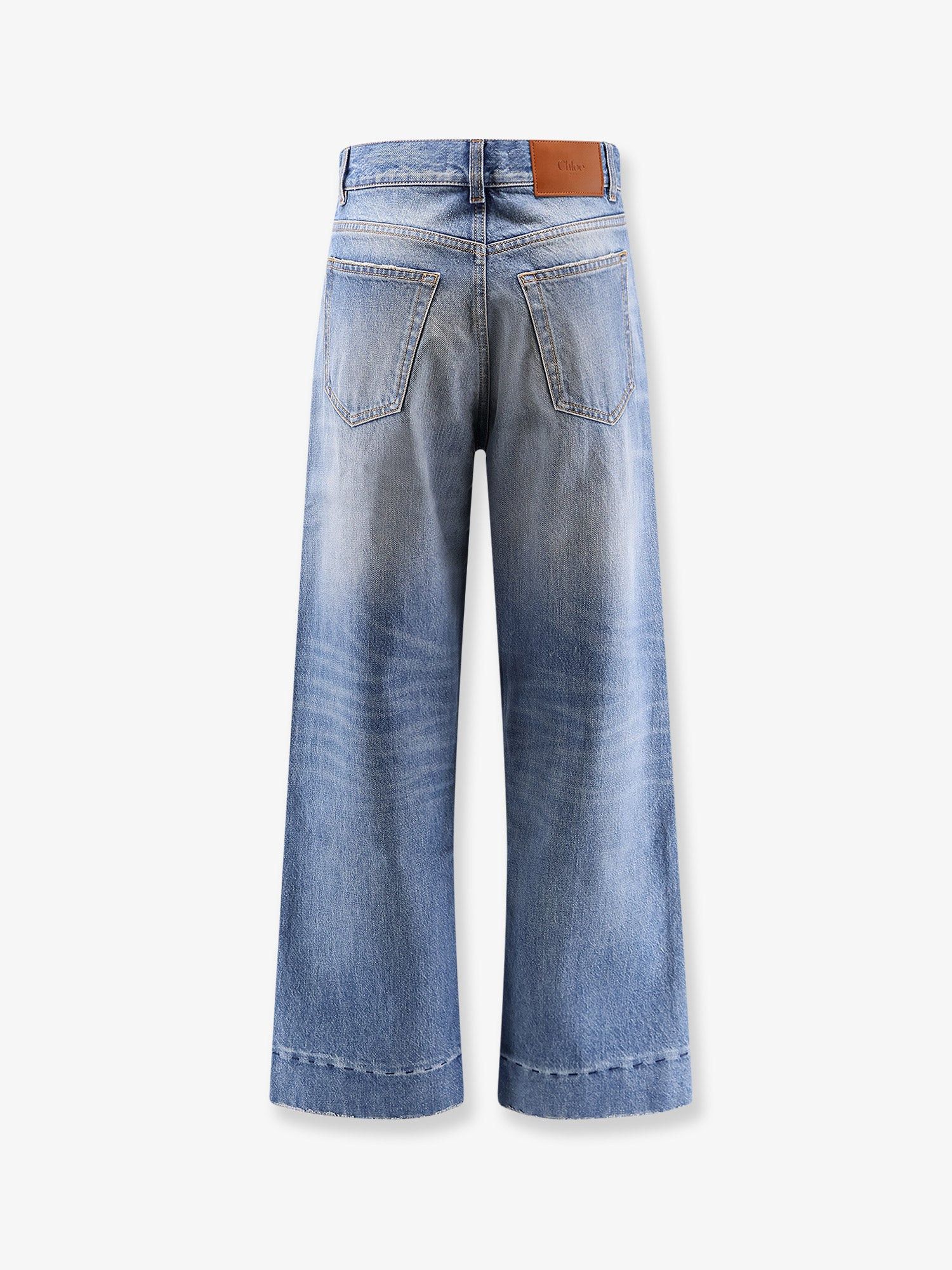Chloe Stone-Washed Denim Jeans Size 27" / US 4 / IT 40 - 2 Thumbnail