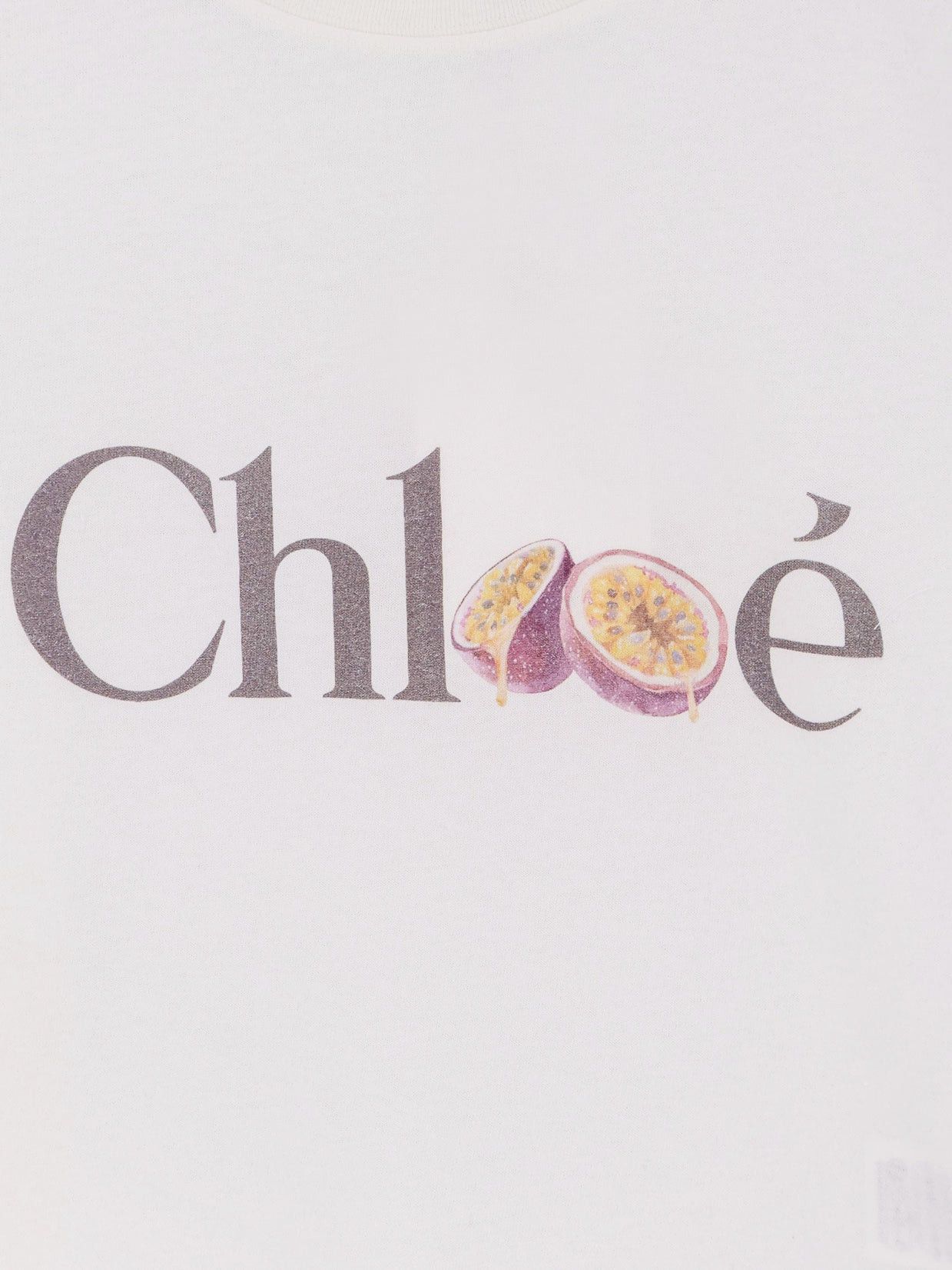 Chloe Cotton T-Shirt Size L / US 10 / IT 46 - 3 Thumbnail