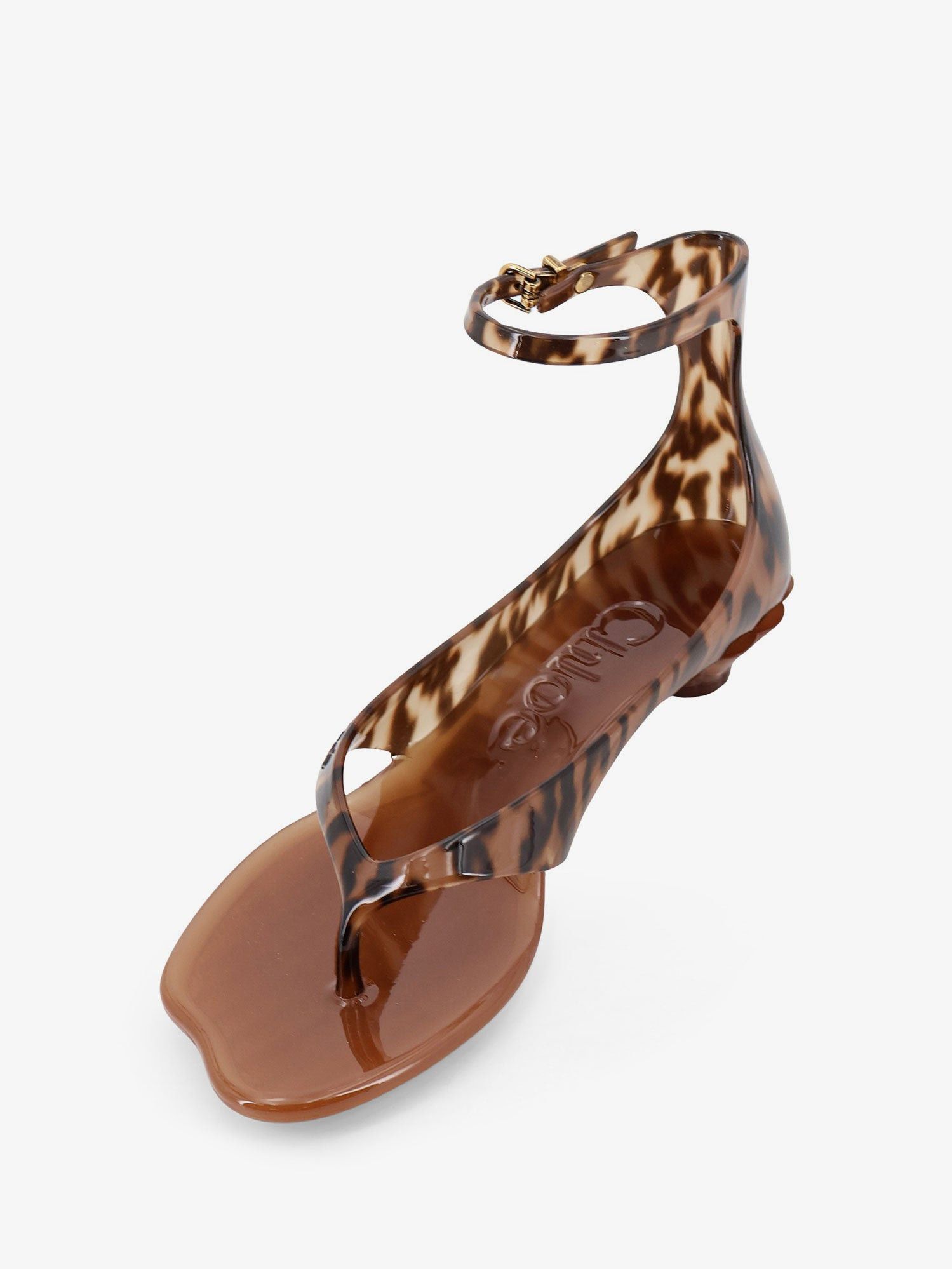 Chloe Jelly Tpu Sandals With Animal Print Size US 7 / IT 37 - 4 Thumbnail