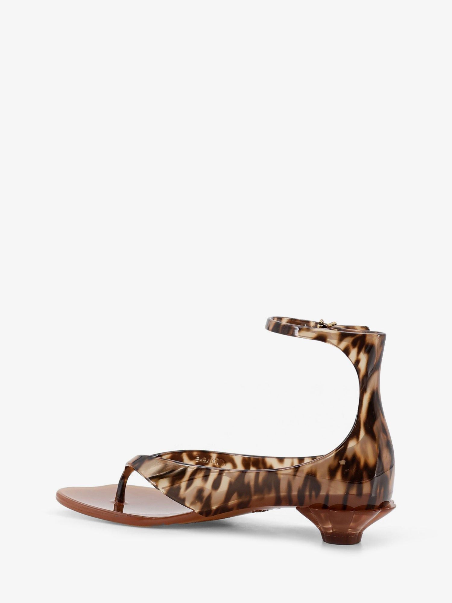 Chloe Jelly Tpu Sandals With Animal Print Size US 9 / IT 39 - 3 Thumbnail