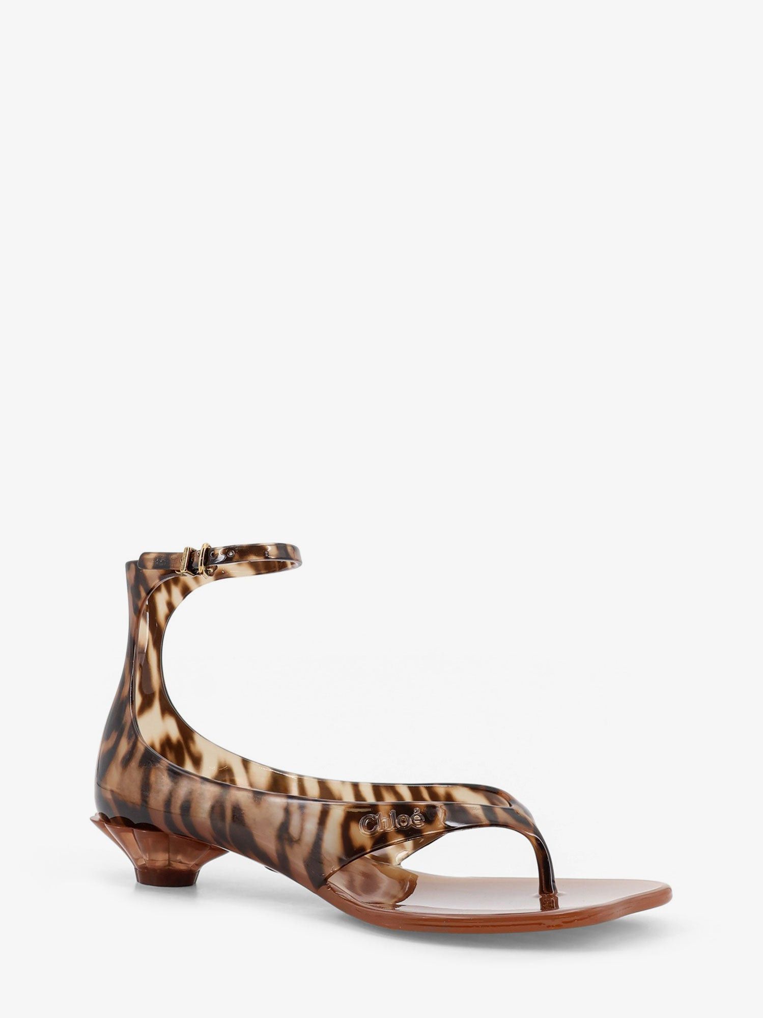 Chloe Jelly Tpu Sandals With Animal Print Size US 11 / IT 41 - 2 Thumbnail