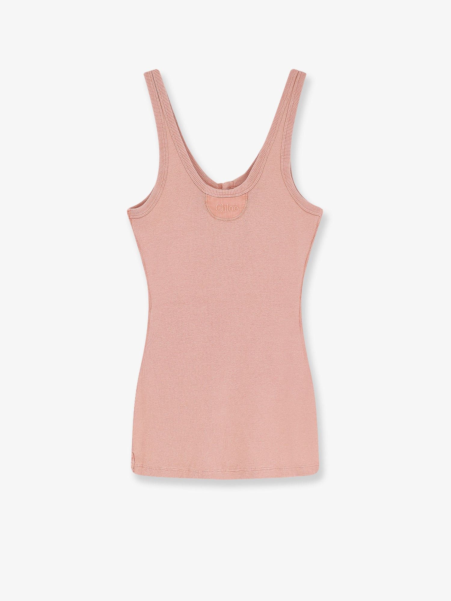 Chloe Cotton Tank Top Size XS / US 0-2 / IT 36-38 - 2 Thumbnail