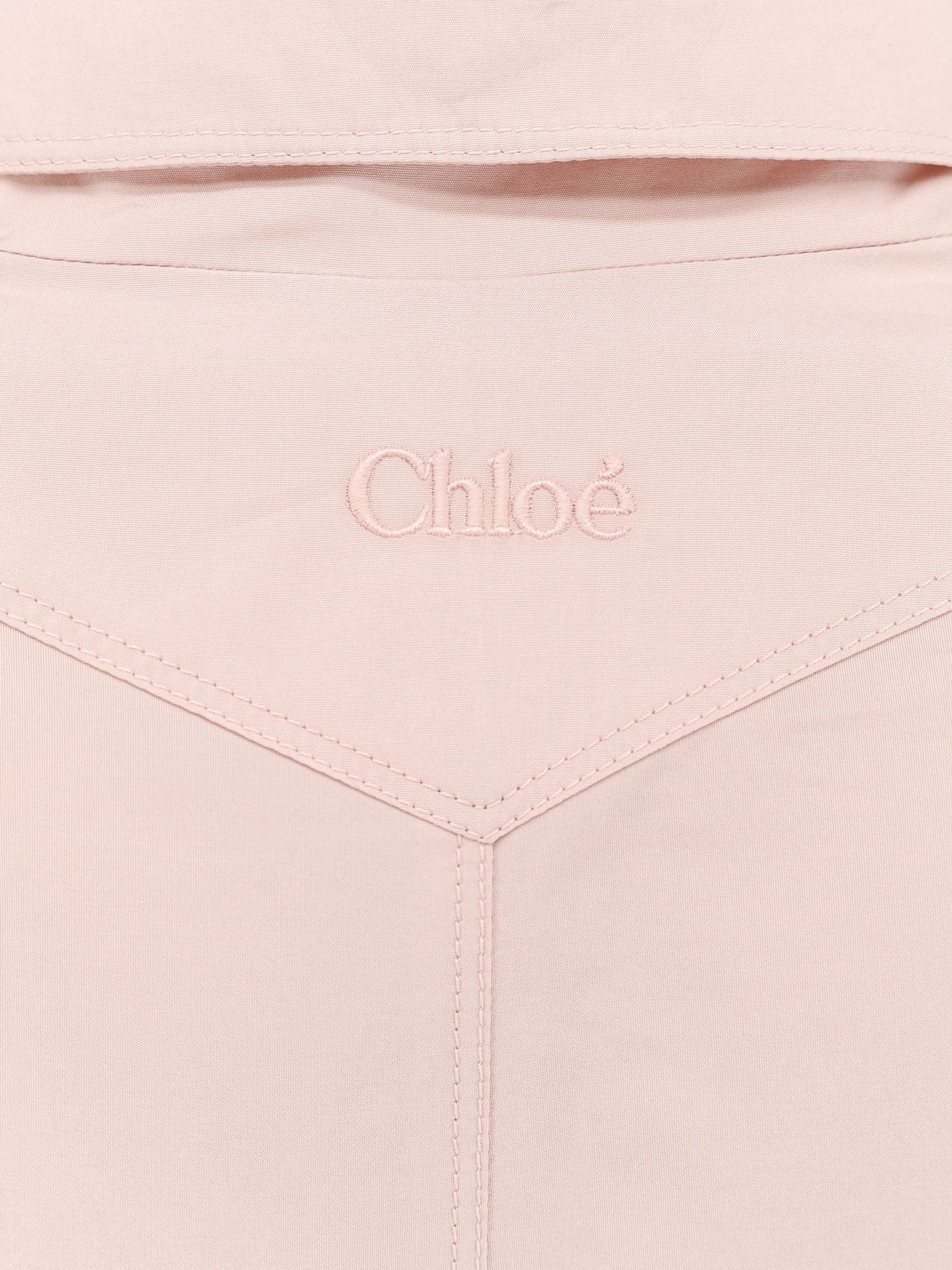 Chloe Cotton Cape Coat Size S / US 4 / IT 40 - 3 Thumbnail