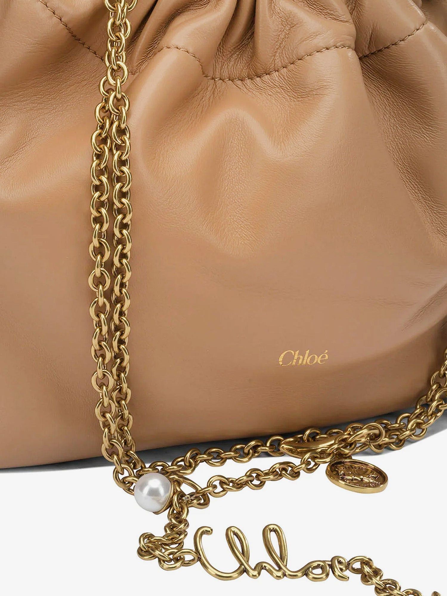 Chloe Chloe Icons Leather Crossbody Bag With Logo On The Front Size ONE SIZE - 4 Thumbnail