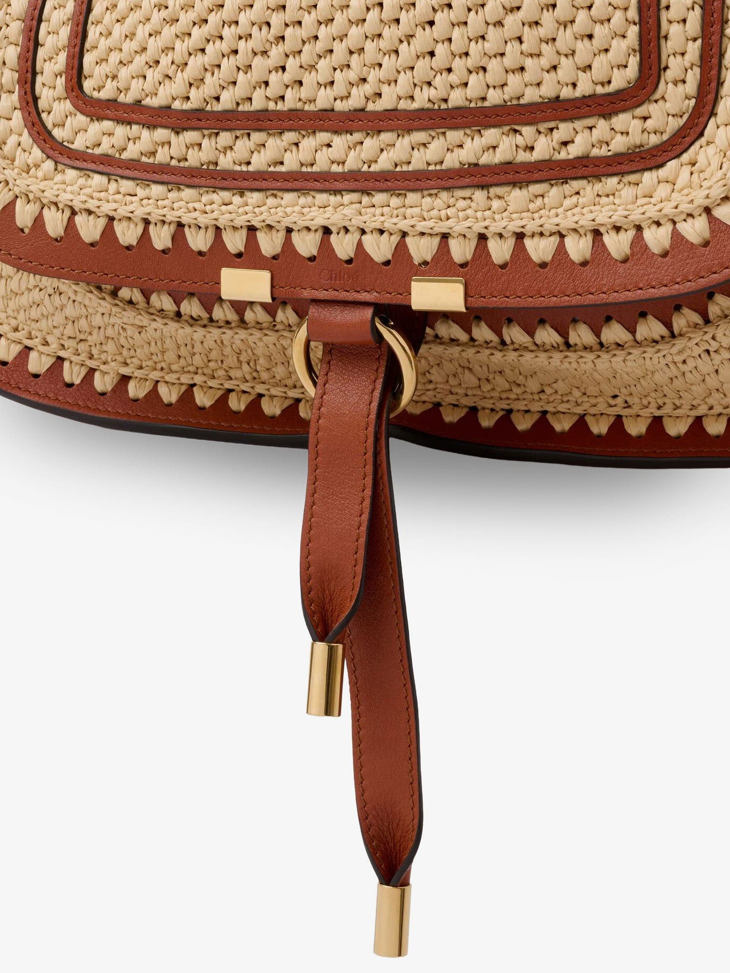 Chloe Marcie Raffia Shoulder Bag Size ONE SIZE - 5 Thumbnail