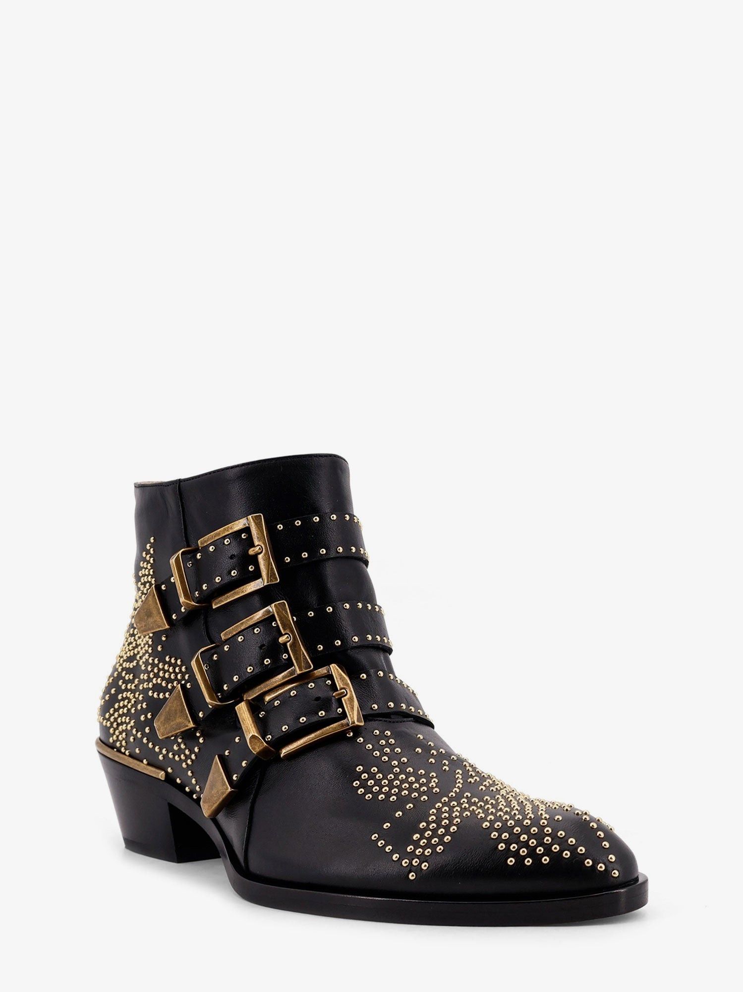 Chloe Leather Susan Boots With Metal Details Size US 9 / IT 39 - 2 Thumbnail