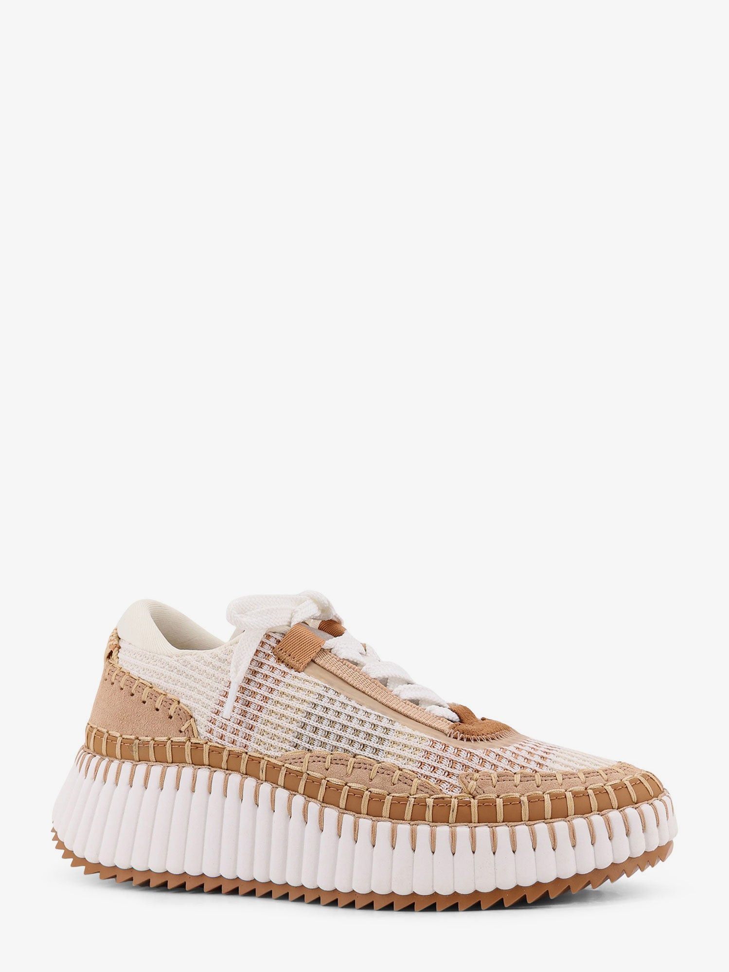 Chloe Mesh Nama Low-Top Sneakers With Suede Inserts Size US 6 / IT 36 - 2 Thumbnail