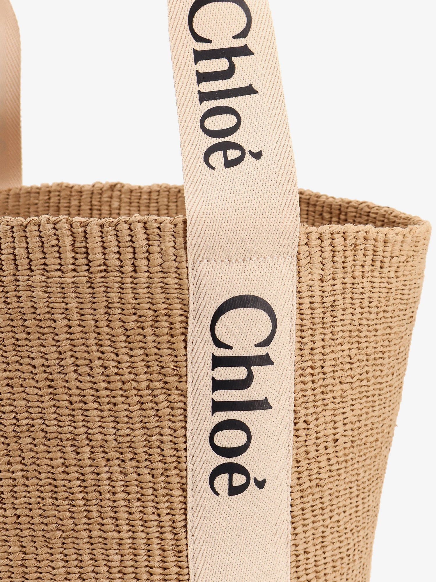 Chloe Woody Raffia Shoulder Bag Size ONE SIZE - 4 Thumbnail