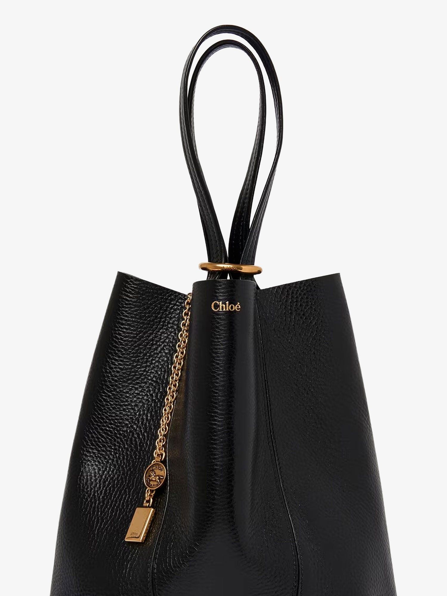 Chloe Chloe Spin Leather Shoulder Bag Size ONE SIZE - 4 Thumbnail
