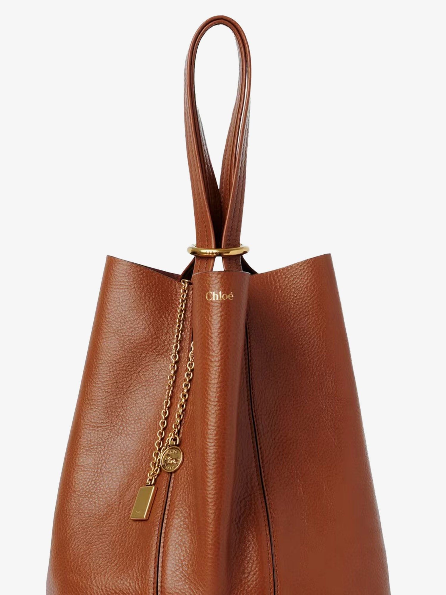 Chloe Chloe Spin Leather Shoulder Bag Size ONE SIZE - 4 Thumbnail