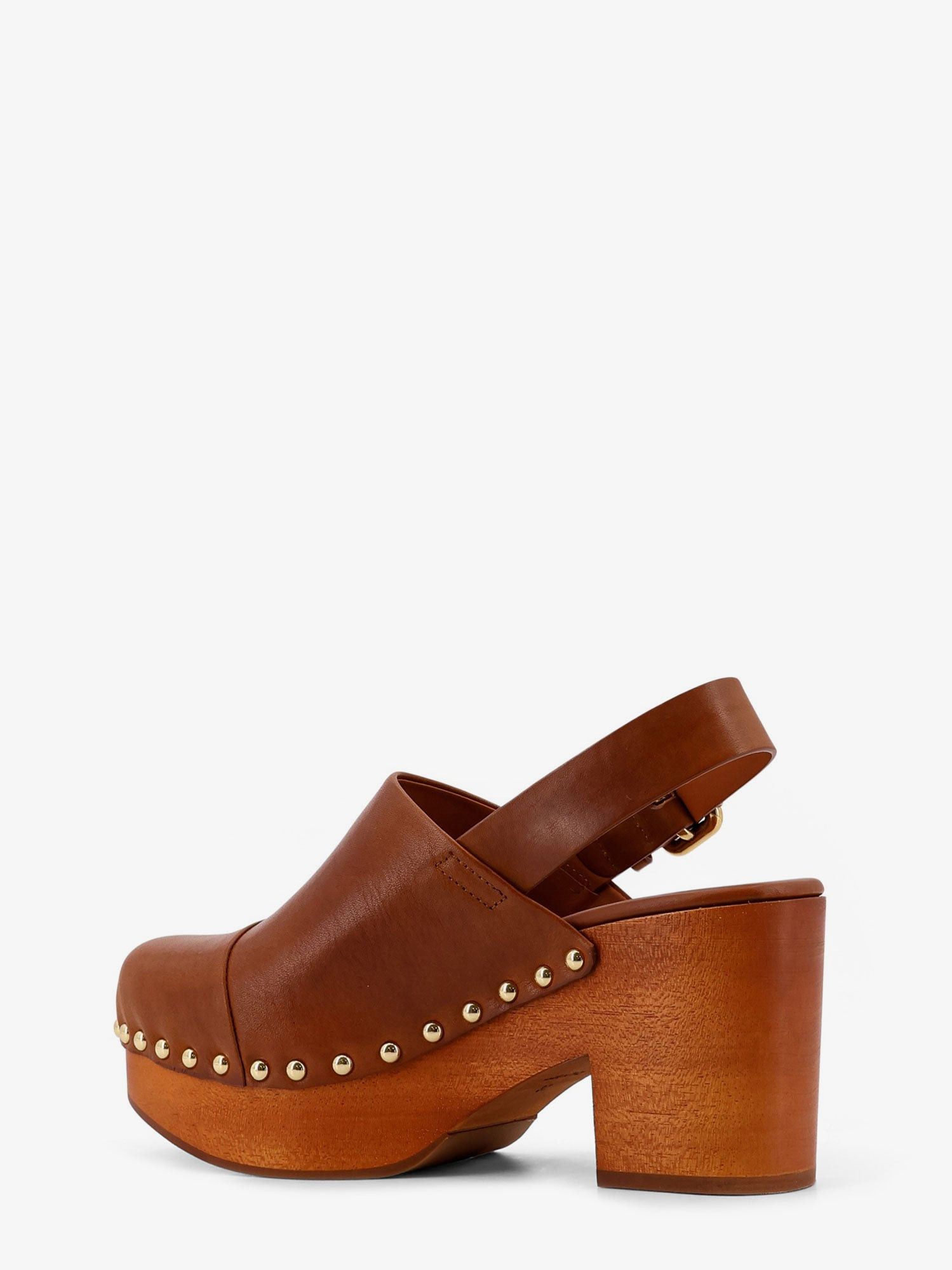 Chloe Leather And Wood Jeanette Sabot Size US 6 / IT 36 - 3 Thumbnail