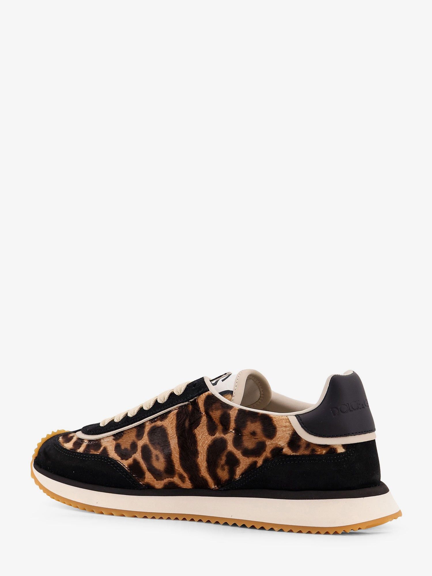 Dolce & Gabbana Suede Sneakers With Animal Print Size US 7 / IT 37 - 3 Thumbnail