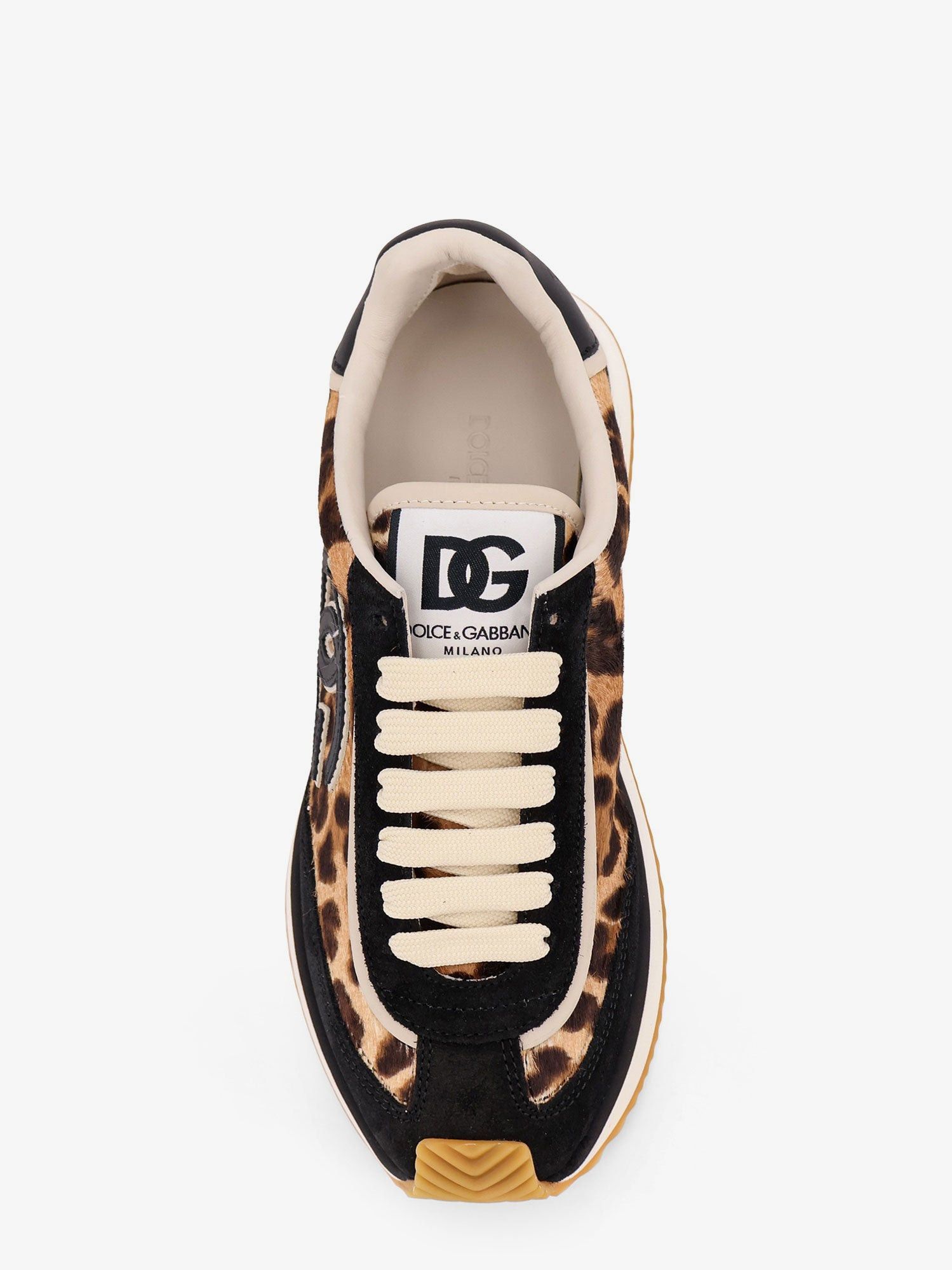 Dolce & Gabbana Suede Sneakers With Animal Print Size US 10 / IT 40 - 5 Thumbnail