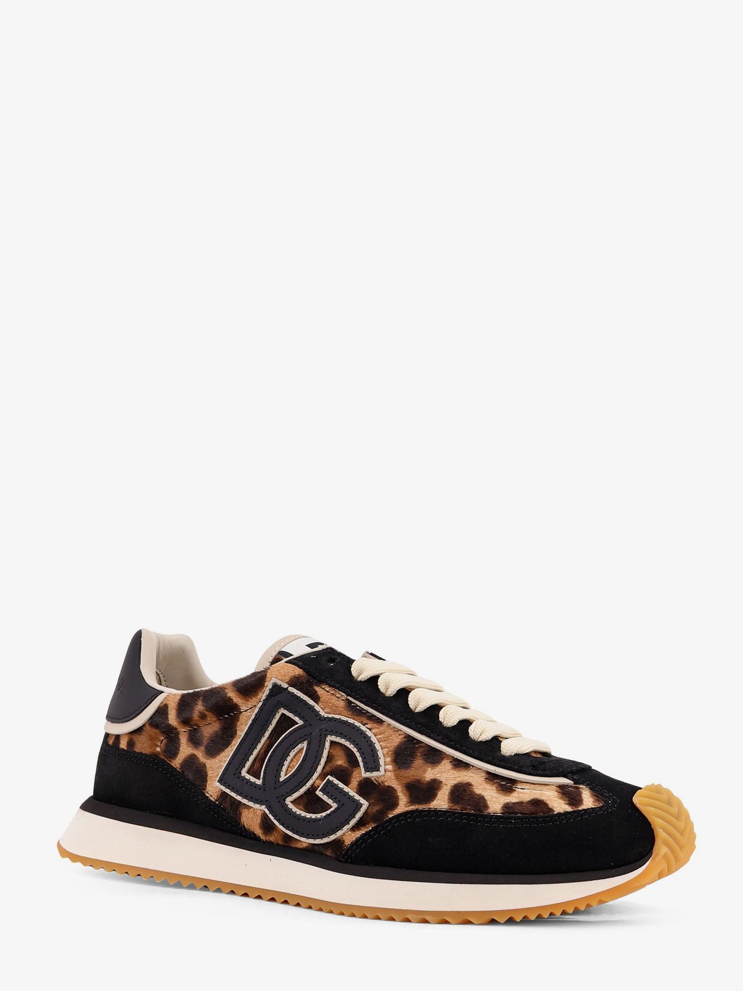 Dolce & Gabbana Suede Sneakers With Animal Print Size US 10 / IT 40 - 2 Thumbnail