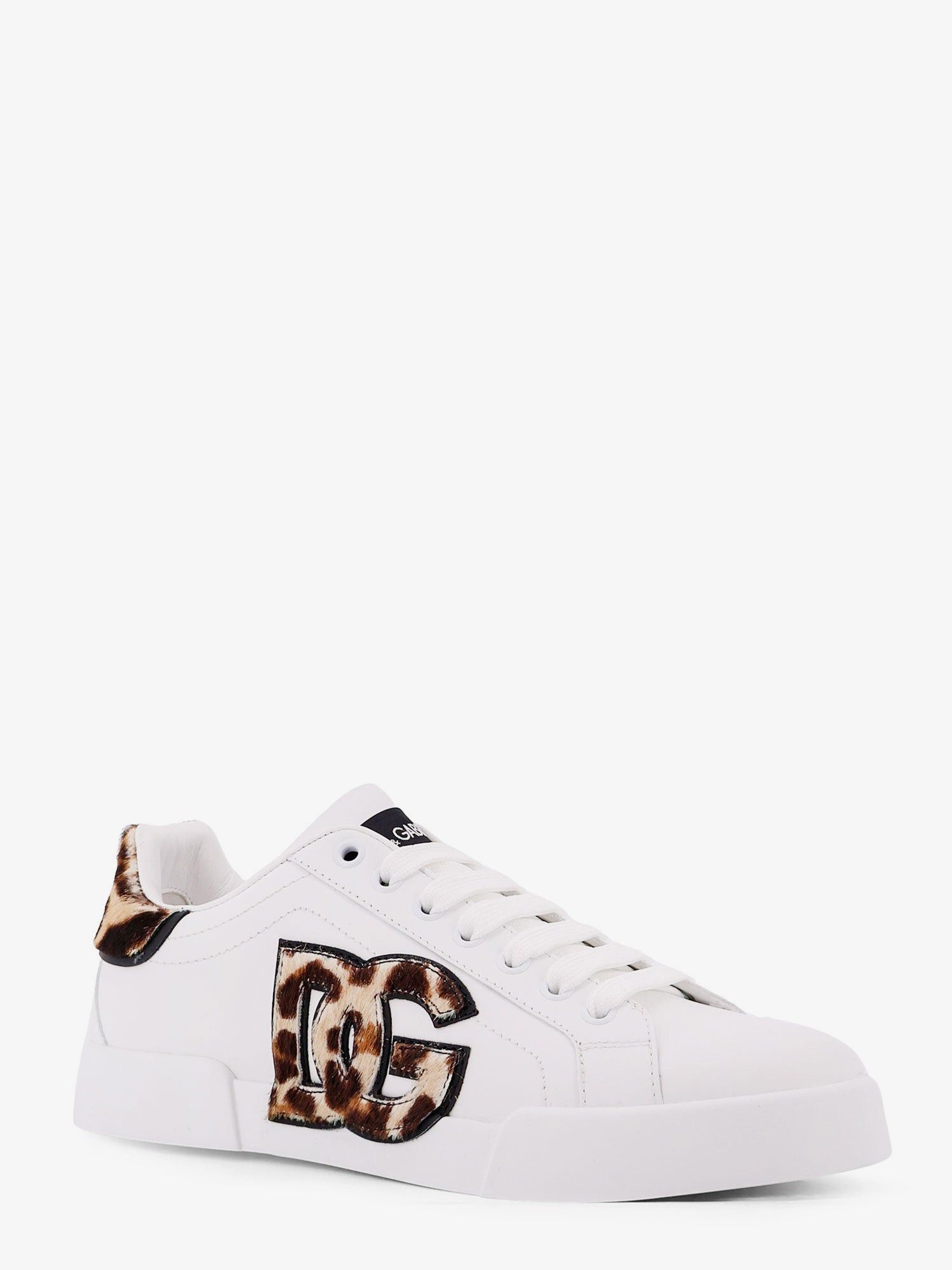 Dolce & Gabbana Portofino Letaher Light Strobel Sneakers Size US 8 / IT 38 - 2 Thumbnail