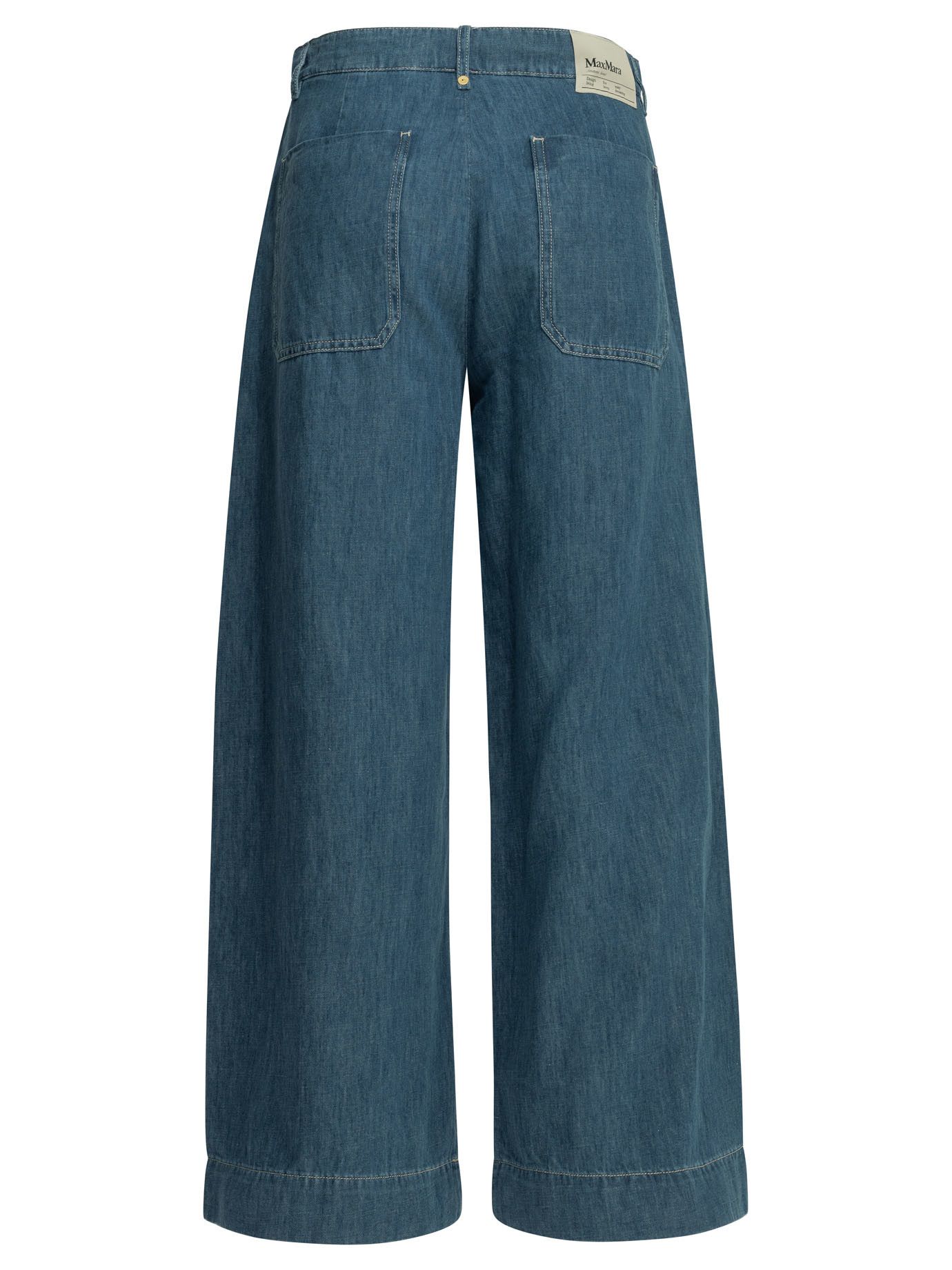 Max Mara Wide Leg Jeans Size 26" / US 2 / IT 38 - 2 Thumbnail