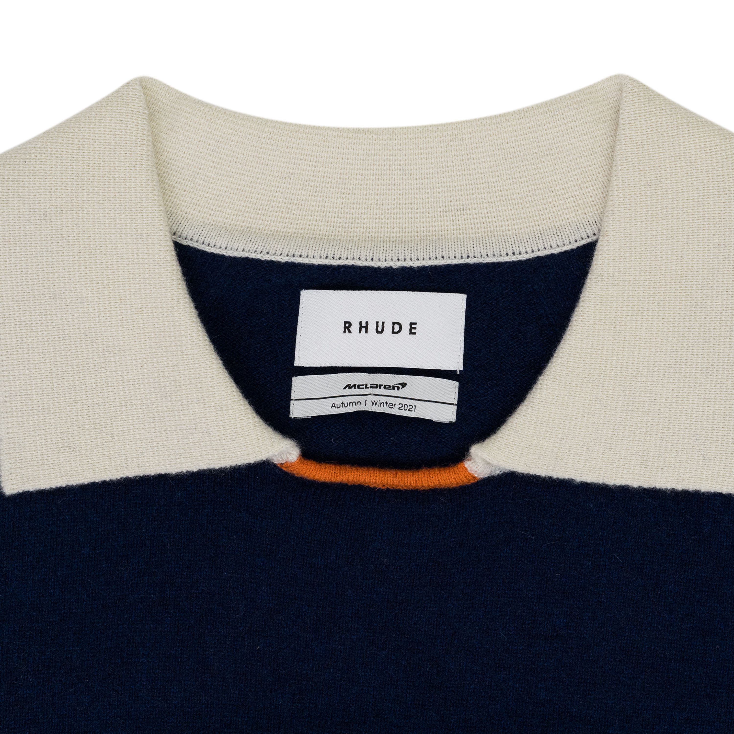 Rhude Striped Polo SIZE M Size US M / EU 48-50 / 2 - 3 Thumbnail