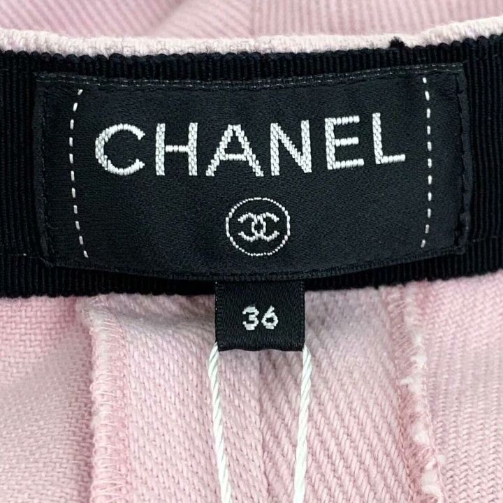 Chanel Chanel Pink CC Logo Cotton Casual Shorts Size 36" / US 14 / IT 50 - 5 Thumbnail