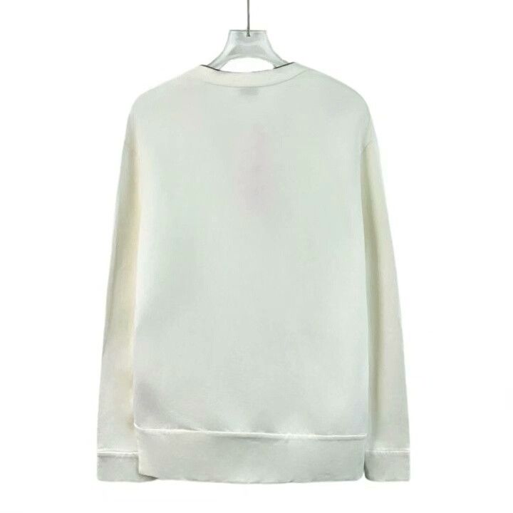 Brunello Cucinelli Brunello Cucinelli White Beaded V-Neck Sweater Size XS / US 0-2 / IT 36-38 - 2 Thumbnail