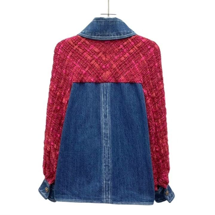 Chanel Chanel Tweed Denim Panel Jacket Size XS / US 0-2 / IT 36-38 - 2 Thumbnail