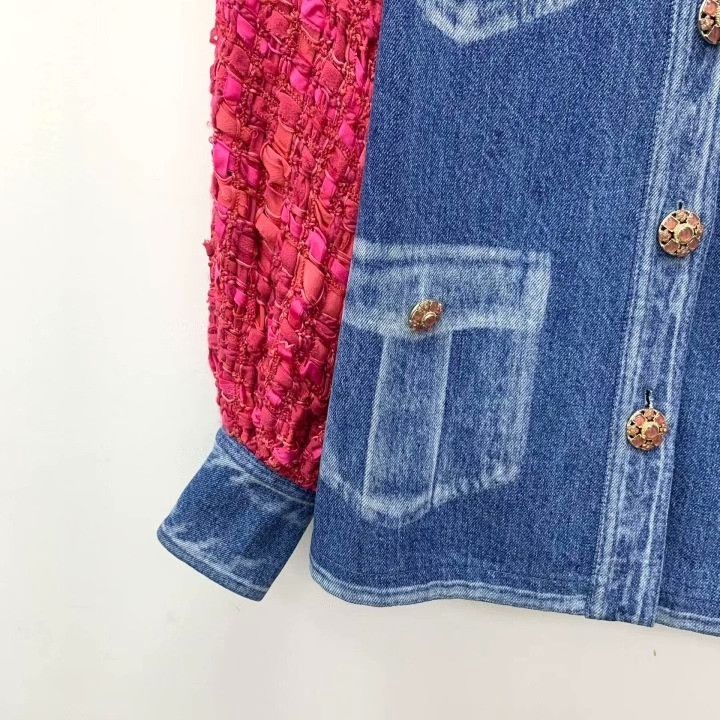 Chanel Chanel Tweed Denim Panel Jacket Size XS / US 0-2 / IT 36-38 - 4 Thumbnail