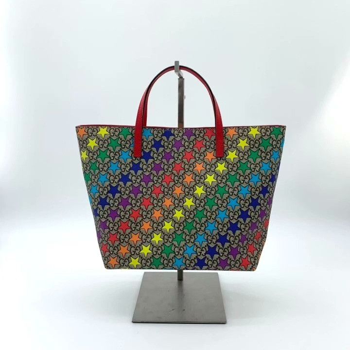 Gucci Gucci Star Logo Jacquard Tote Bag Size ONE SIZE - 2 Thumbnail