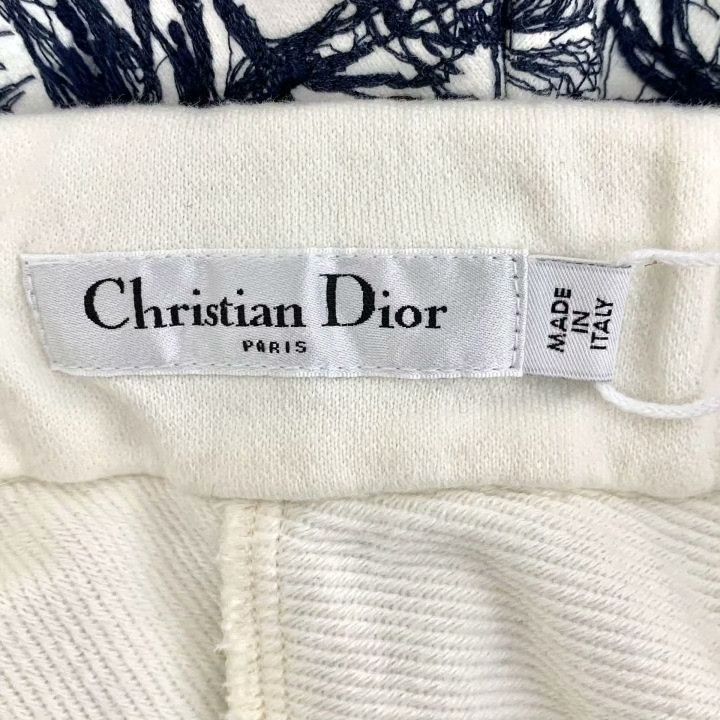 Dior Dior White Jungle Print Cotton Shorts Size 22" - 6 Thumbnail