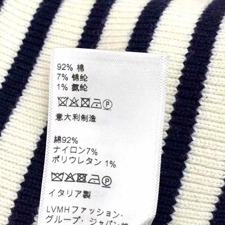 Celine Celine 22 Striped Logo Embroidered Cotton Sweater Size M / US 6-8 / IT 42-44 - 8 Thumbnail