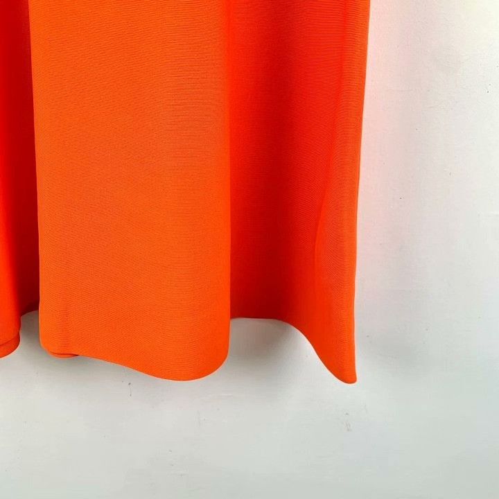 Dior Dior Orange Tie Design Crew Neck Dress Size XS / US 0-2 / IT 36-38 - 5 Thumbnail