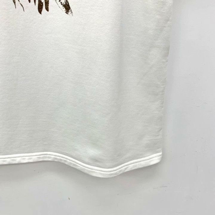 Chanel Chanel White Laurel Double C Print T-Shirt Size M / US 6-8 / IT 42-44 - 4 Thumbnail