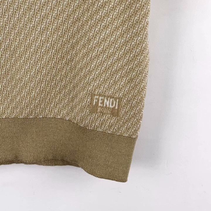 Fendi Fendi 24 Logo Intarsia Wool Knit Short-Sleeve Size S / US 4 / IT 40 - 4 Thumbnail