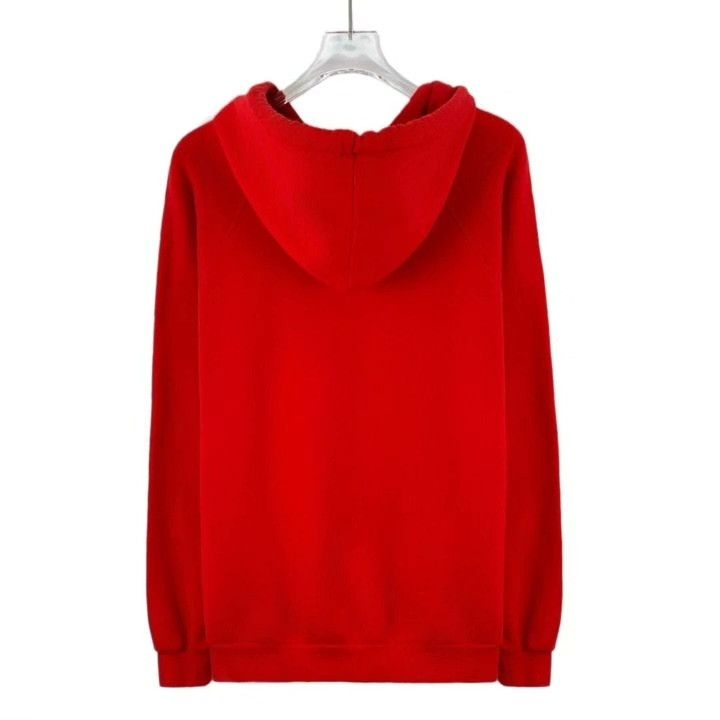Celine Celine Red Logo Print Hoodie Size S / US 4 / IT 40 - 2 Thumbnail